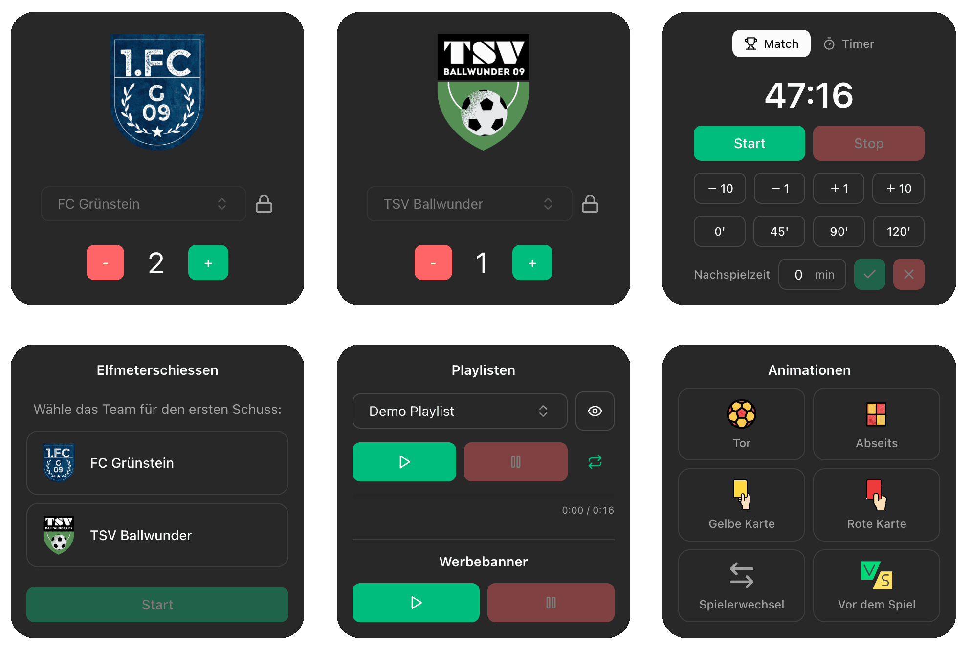 LemonScore Layout-Editor LemonScore Layout-Editor, individuelles Scoreboard-Design per Drag & Drop