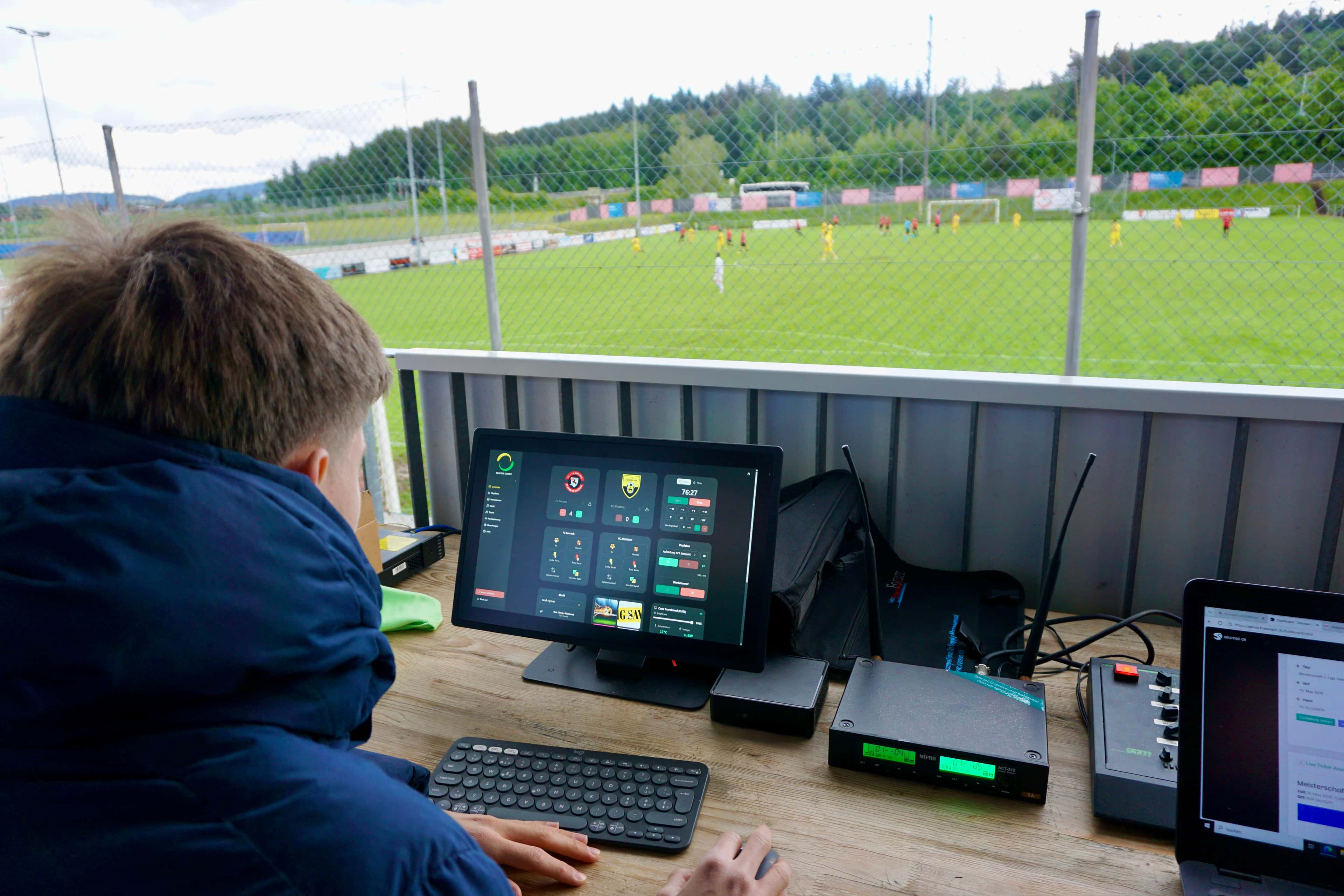 LemonScore Controller beim FC Seuzach LemonScore Controller im Live Einsatz beim FC Seuzach
