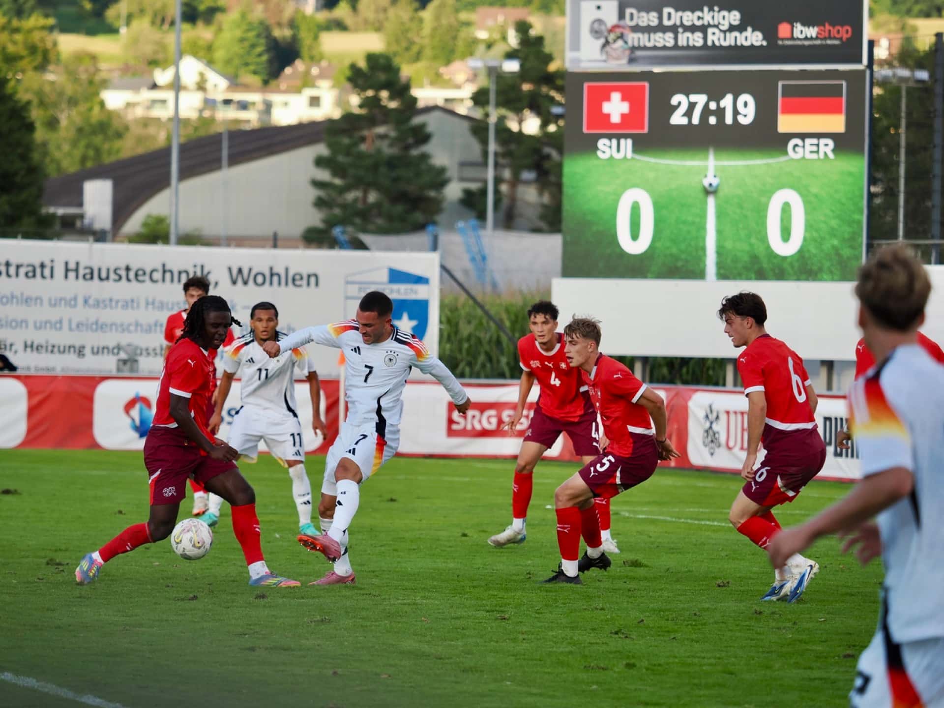 U20 Länderspiel - Schweiz vs Deutschland Länderspiel U20 Schweiz gegen Deutschland mit LemonScore Scoreboard