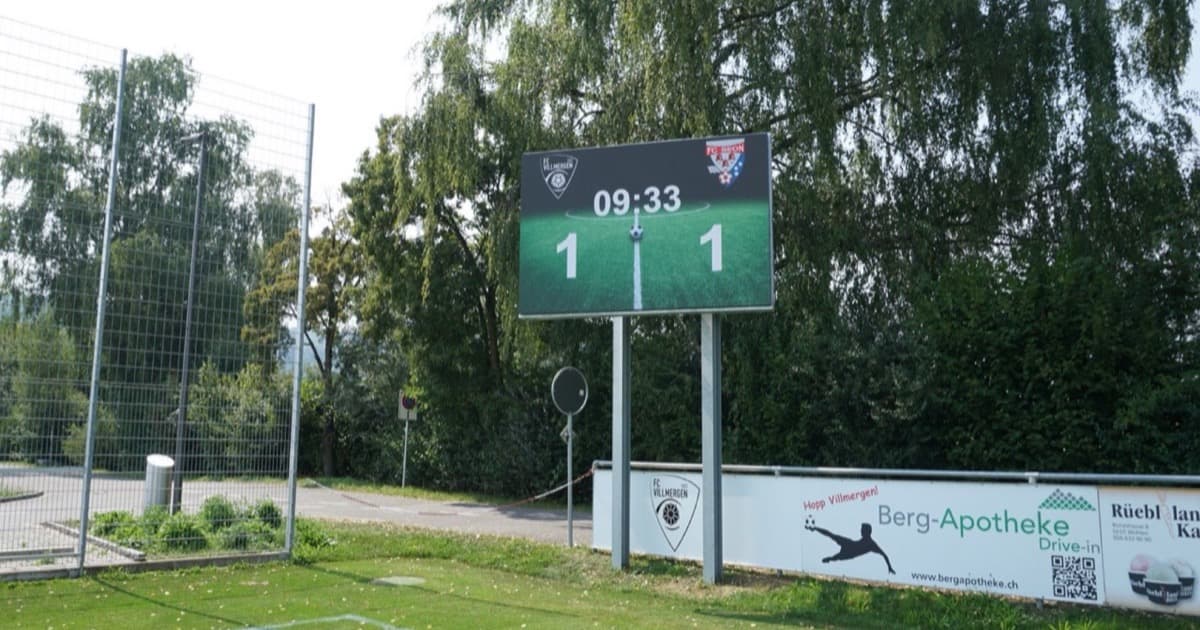 Von der Tafel zum modernen LED-Scoreboard
